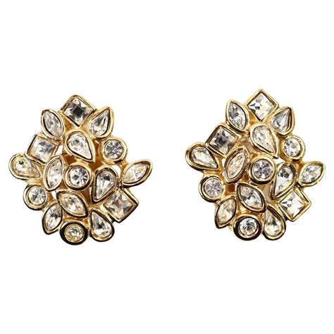 orecchini ysl vintage|YSL Vintage Clip Earrings, Arty, 90s .